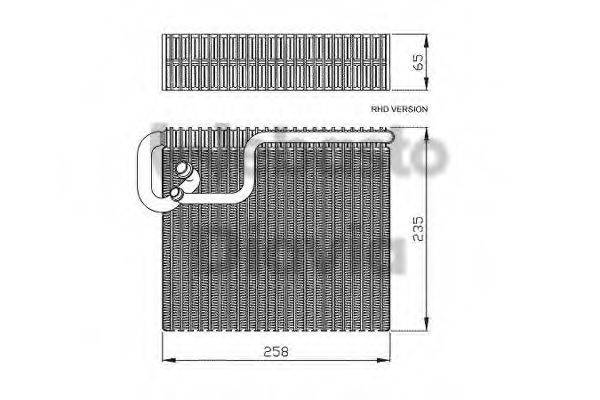 WEBASTO 82D0525181A Випарник, кондиціонер