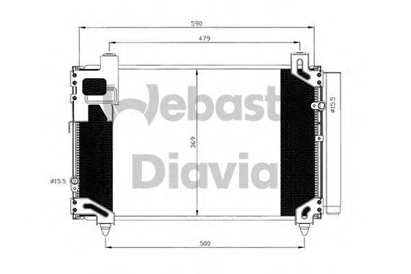 WEBASTO 82D0226286MA Конденсатор, кондиціонер