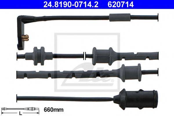 ATE 24819007142 Сигналізатор, знос гальмівних колодок