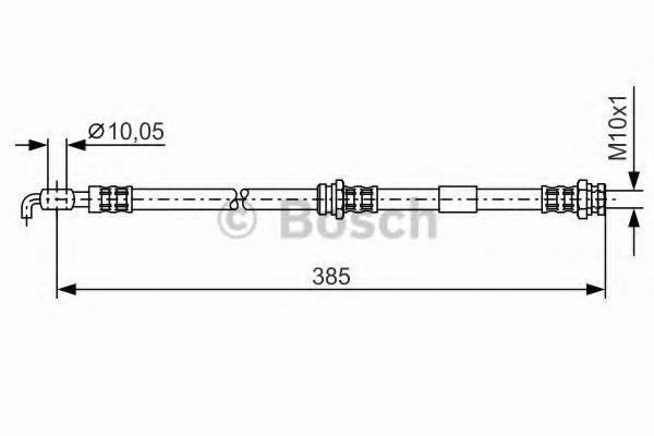 BOSCH 1987476110 Гальмівний шланг