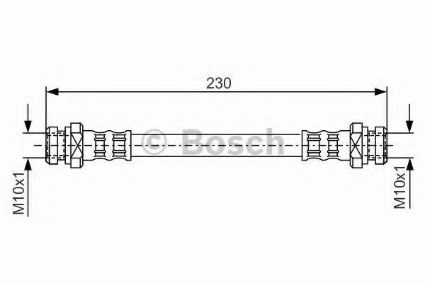 BOSCH 1987476195 Гальмівний шланг