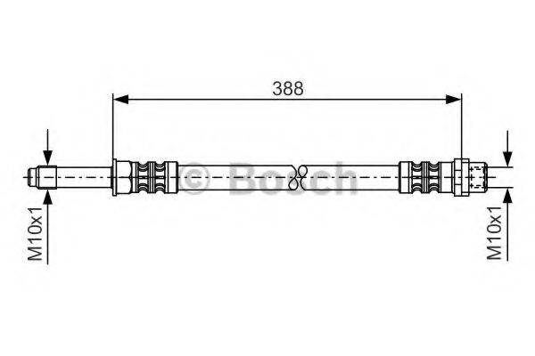 BOSCH 1987476300 Гальмівний шланг