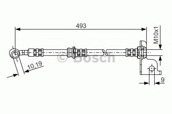 BOSCH 1987476371 Гальмівний шланг