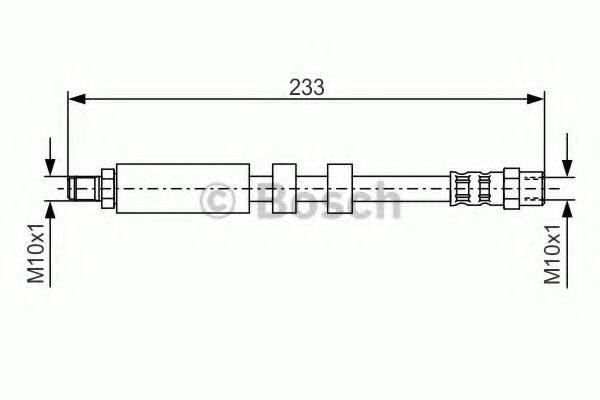 BOSCH 1987476418 Гальмівний шланг