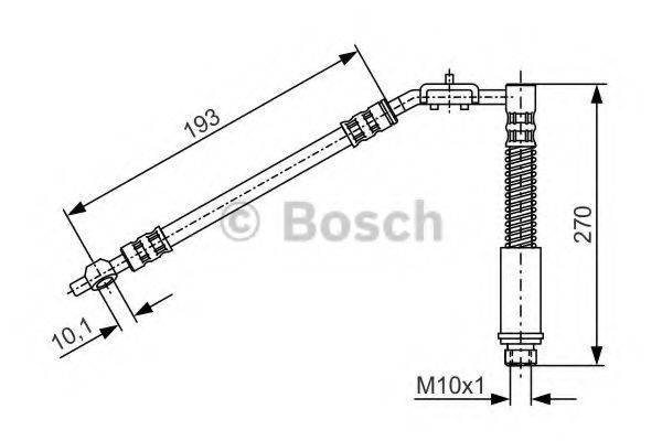 BOSCH 1987476554 Гальмівний шланг