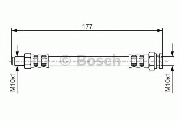 BOSCH 1987476671 Гальмівний шланг