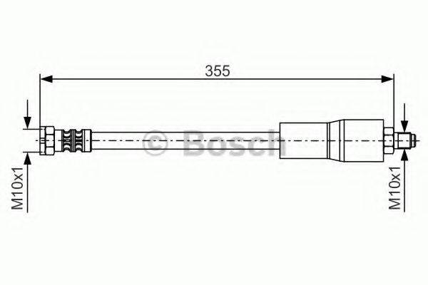 BOSCH 1987476751 Гальмівний шланг