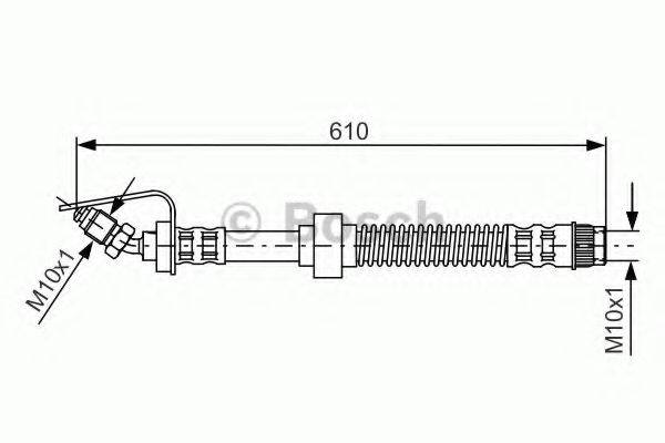 BOSCH 1987476907 Гальмівний шланг