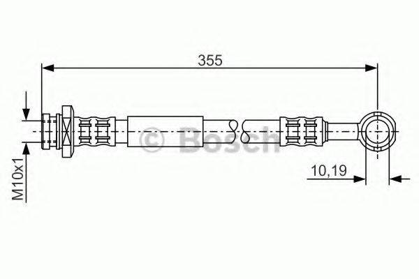 BOSCH 1987476933 Гальмівний шланг