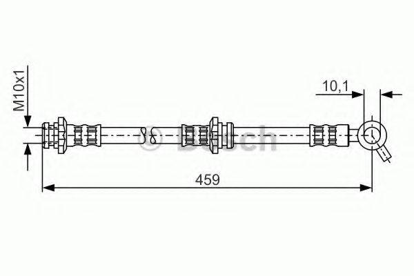 BOSCH 1987476958 Гальмівний шланг