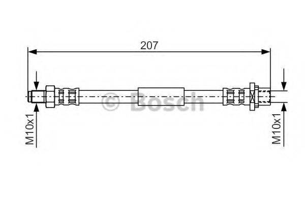 BOSCH 1987476974 Гальмівний шланг