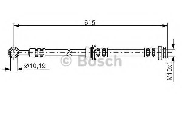 BOSCH 1987476997 Гальмівний шланг