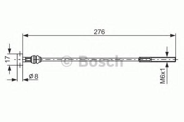 BOSCH 1987477240 Трос, стоянкова гальмівна система