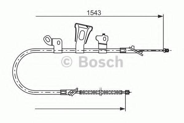 BOSCH 1987477548 Трос, стоянкова гальмівна система