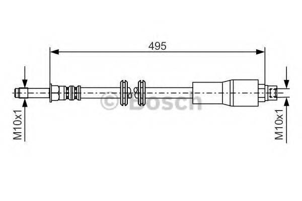 BOSCH 1987481005 Гальмівний шланг