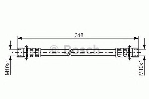 BOSCH 1987481062 Гальмівний шланг