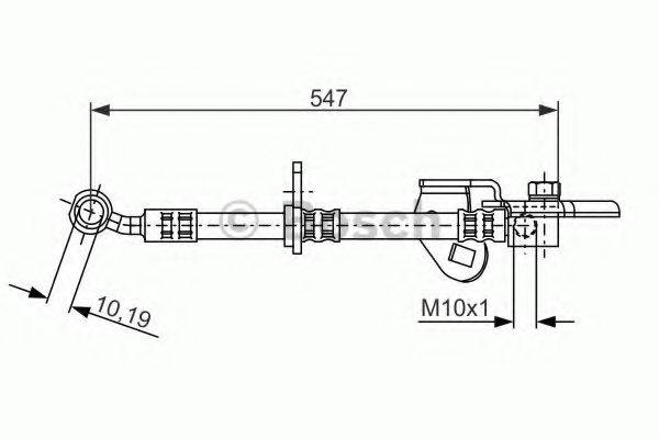 BOSCH 1987481075 Гальмівний шланг