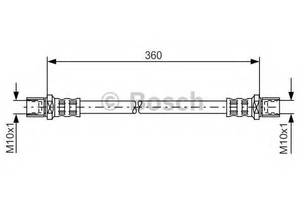 BOSCH 1987481138 Гальмівний шланг