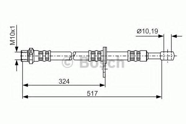 BOSCH 1987481139 Гальмівний шланг