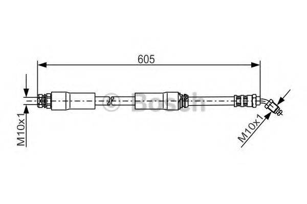 BOSCH 1987481183 Гальмівний шланг