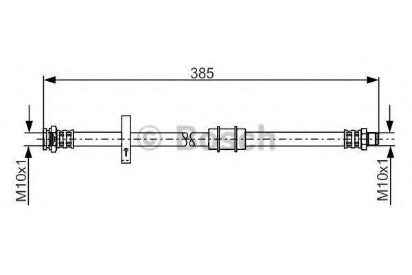 BOSCH 1987481190 Гальмівний шланг