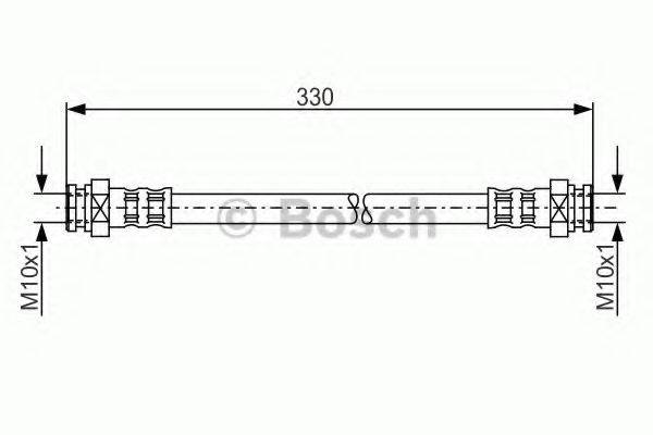 BOSCH 1987481201 Гальмівний шланг