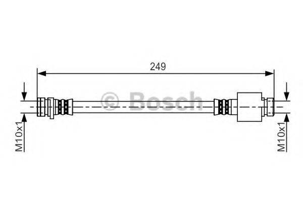 BOSCH 1987481212 Гальмівний шланг