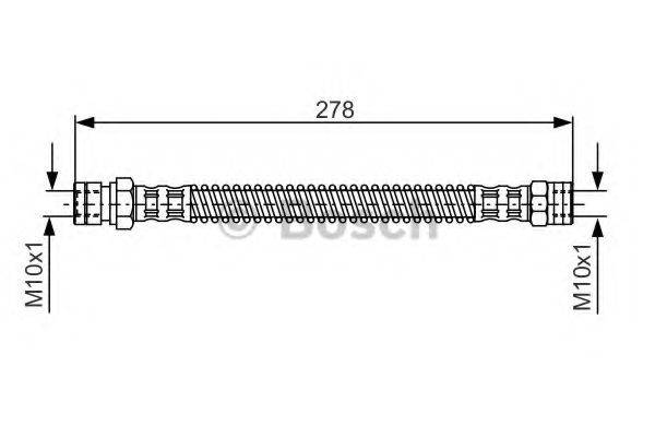 BOSCH 1987481280 Гальмівний шланг
