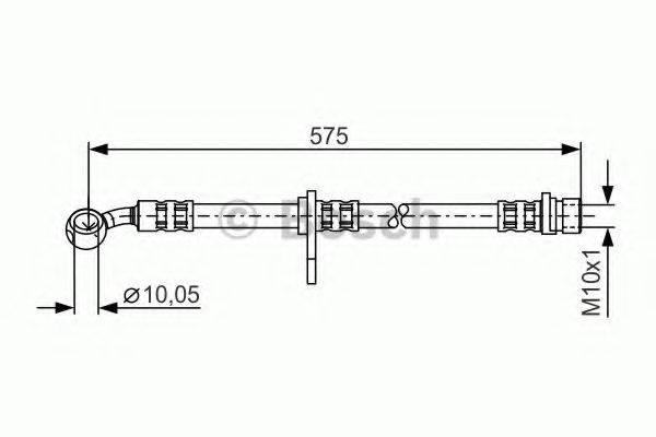 BOSCH 1987481297 Гальмівний шланг
