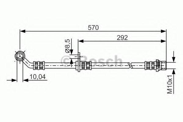 BOSCH 1987481303 Гальмівний шланг