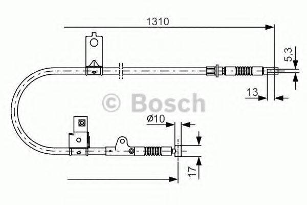 BOSCH 1987482151 Трос, стоянкова гальмівна система