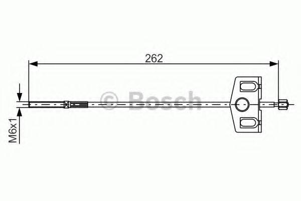 BOSCH 1987482337 Трос, стоянкова гальмівна система