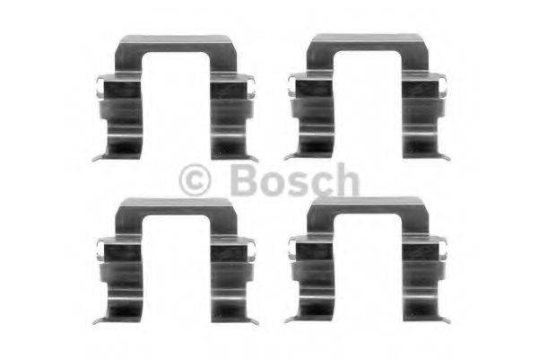 BOSCH 1987474384 Комплектуючі, колодки дискового гальма