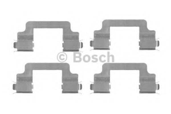 BOSCH 1987474455 Комплектуючі, колодки дискового гальма