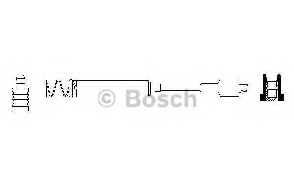 BOSCH 0986356081 Провід запалювання