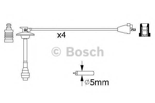 BOSCH 0986356923 Комплект дротів запалювання