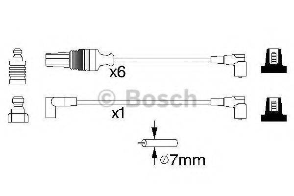 BOSCH 0986356965 Комплект дротів запалювання