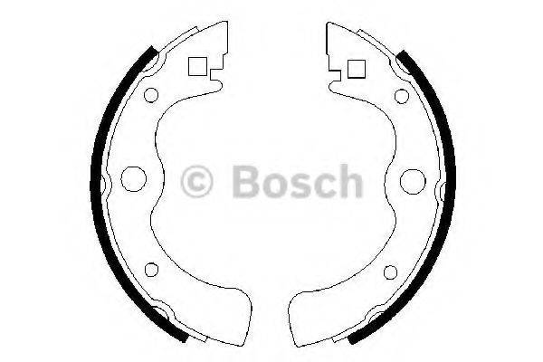 BOSCH 0986487049 Комплект гальмівних колодок