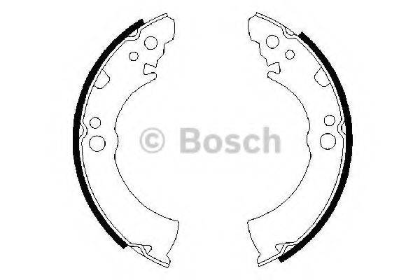 BOSCH 0986487206 Комплект гальмівних колодок