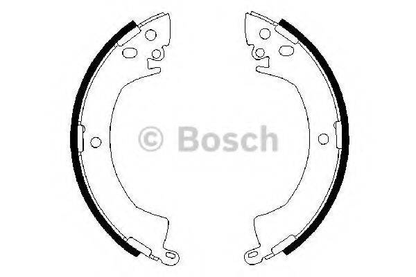 BOSCH 0986487207 Комплект гальмівних колодок