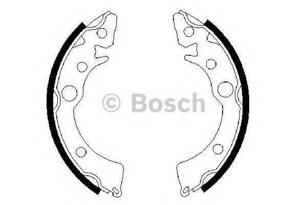 BOSCH 0986487233 Комплект гальмівних колодок