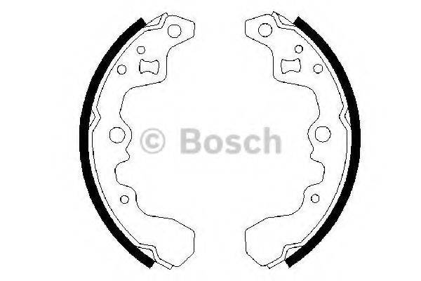 BOSCH 0986487314 Комплект гальмівних колодок