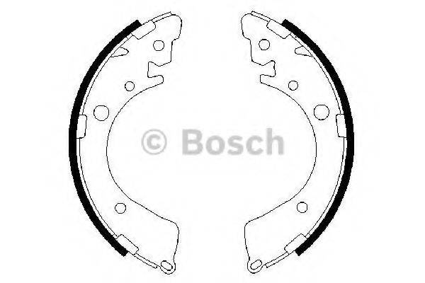 BOSCH 0986487323 Комплект гальмівних колодок