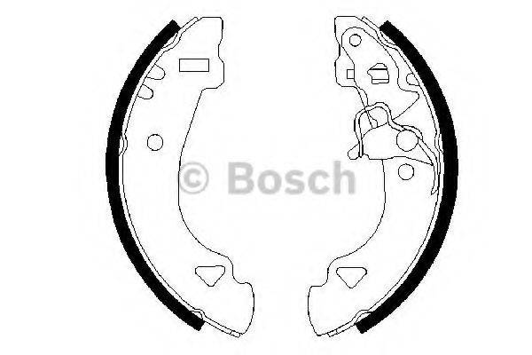 BOSCH 0986487331 Комплект гальмівних колодок