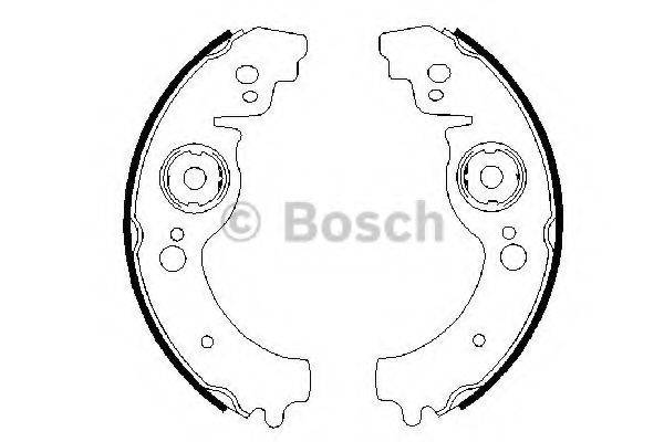 BOSCH 0986487334 Комплект гальмівних колодок