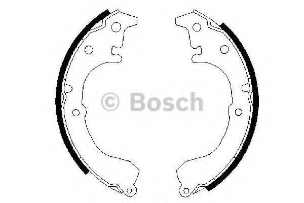 BOSCH 0986487349 Комплект гальмівних колодок