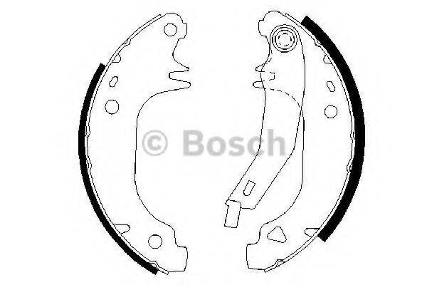 BOSCH 0986487382 Комплект гальмівних колодок