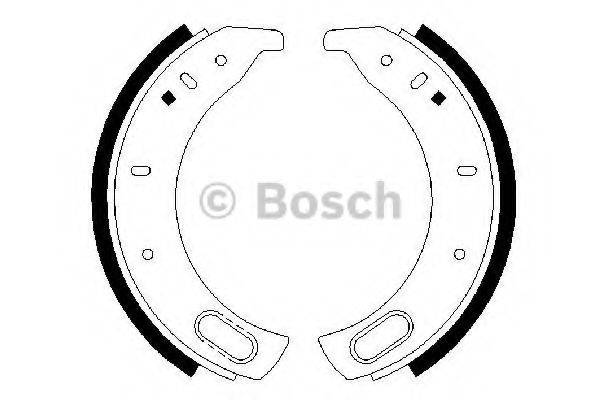 BOSCH 0986487459 Комплект гальмівних колодок