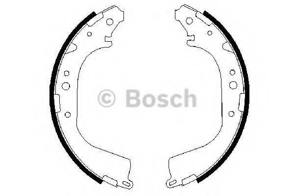 BOSCH 0986487530 Комплект гальмівних колодок