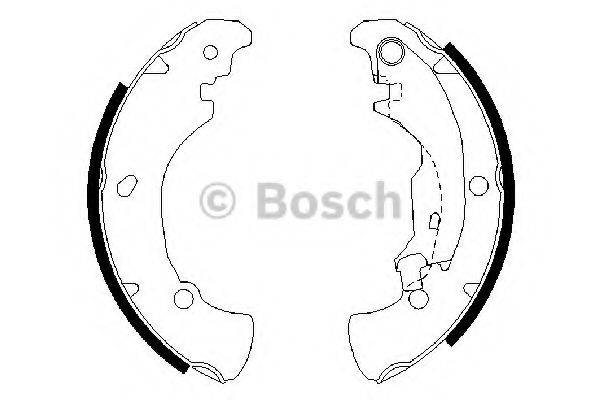 BOSCH 0986487560 Комплект гальмівних колодок